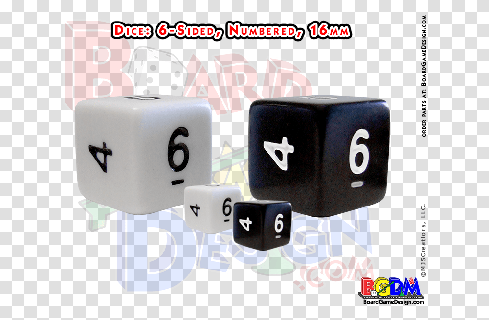 Sided Numbered Dice D6 Dice Game Transparent Png