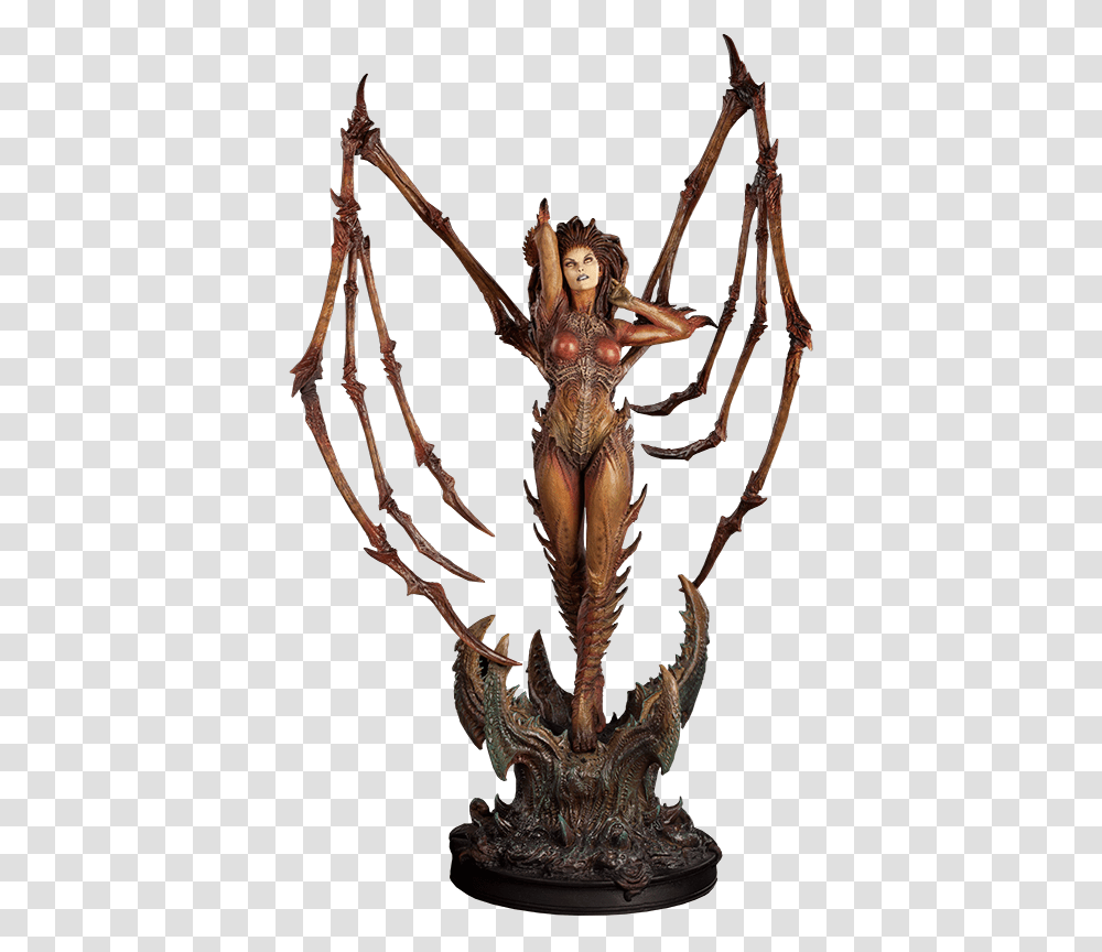 Sideshow Collectibles Kerrigan Polystone StatueClass Starcraft 2 Kerrigan Statue, Staircase, Person, Human, Animal Transparent Png