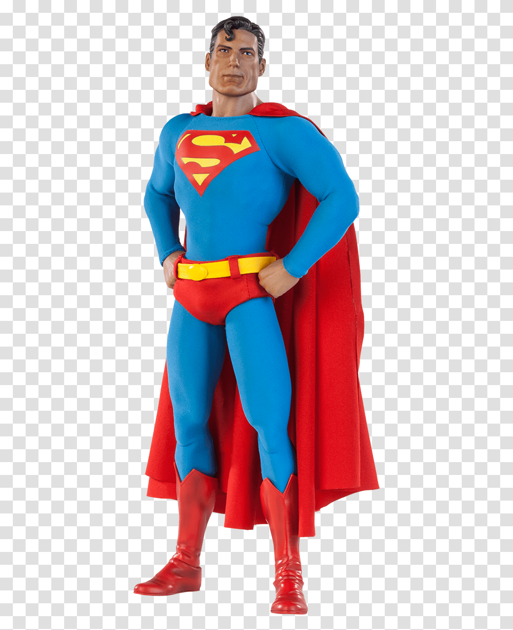 Sideshow Collectibles Sideshow Superman, Cape, Clothing, Apparel, Figurine Transparent Png
