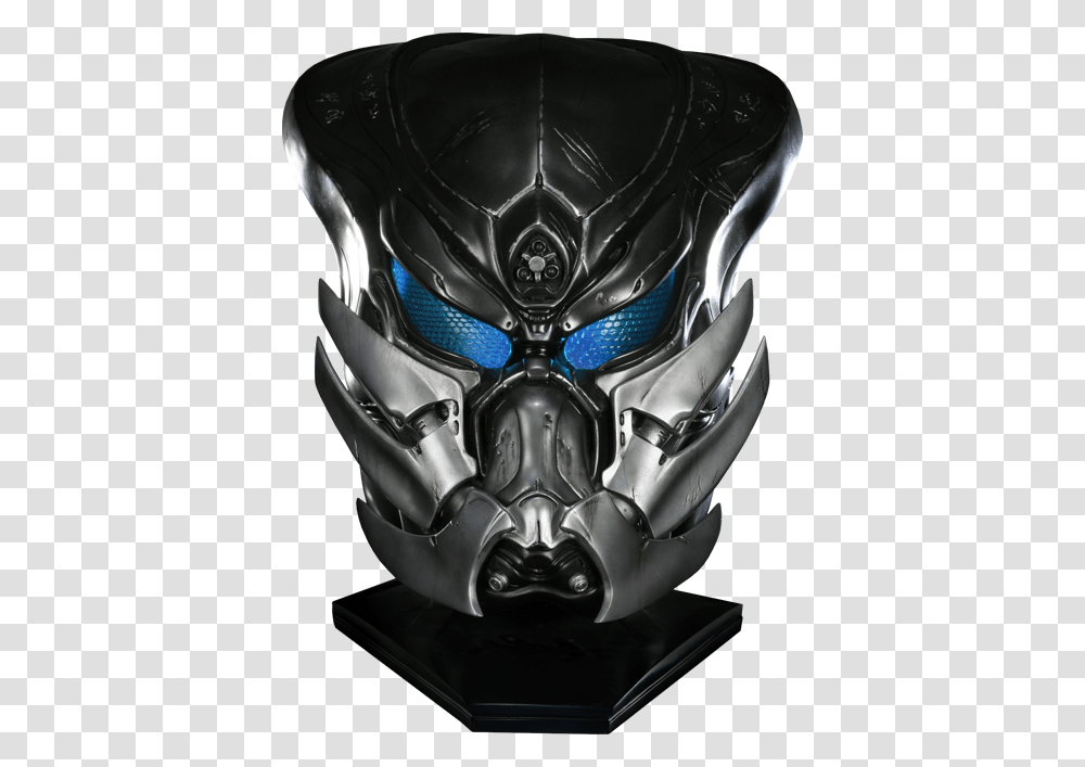 Sideshow Collectibles Stalker Predator Mask Prop Replica Predator Mask, Helmet, Apparel, Armor Transparent Png