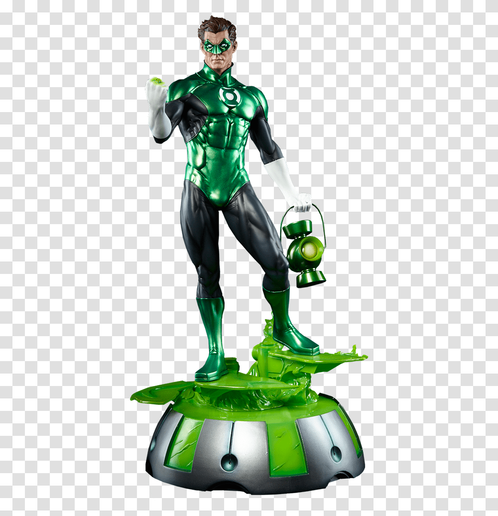 Sideshow Premium Format Green Lantern Exclusive, Person, Human, Spandex, Toy Transparent Png