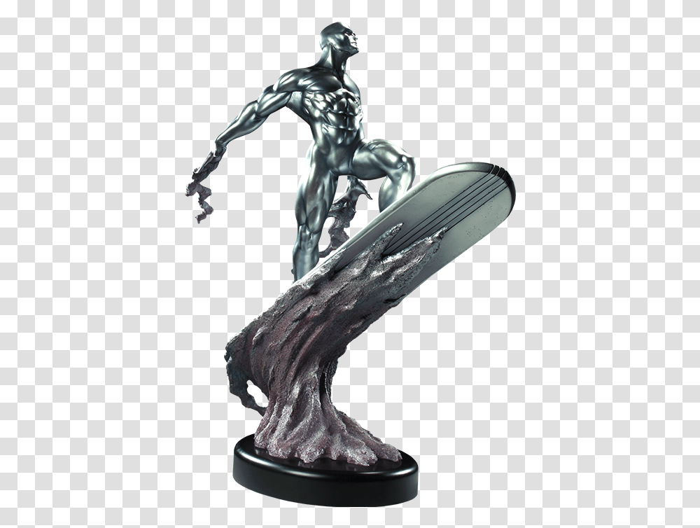 Sideshow Silver Surfer Statue, Bird, Animal, Figurine, Sculpture Transparent Png