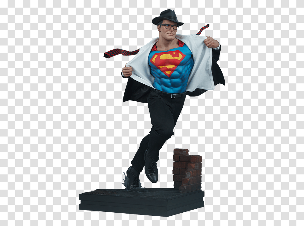 Sideshow Superman Call To Action, Person, Costume, Hat Transparent Png
