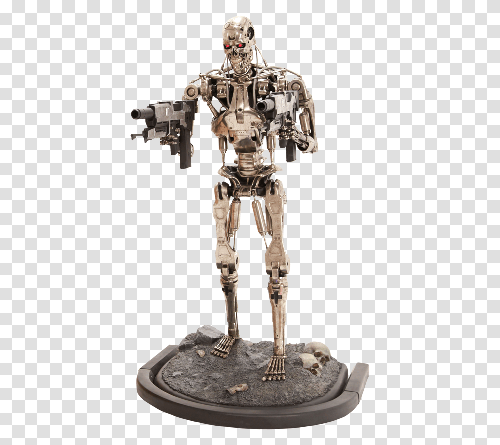 Sideshow Terminator Life Size Statue, Toy, Robot Transparent Png