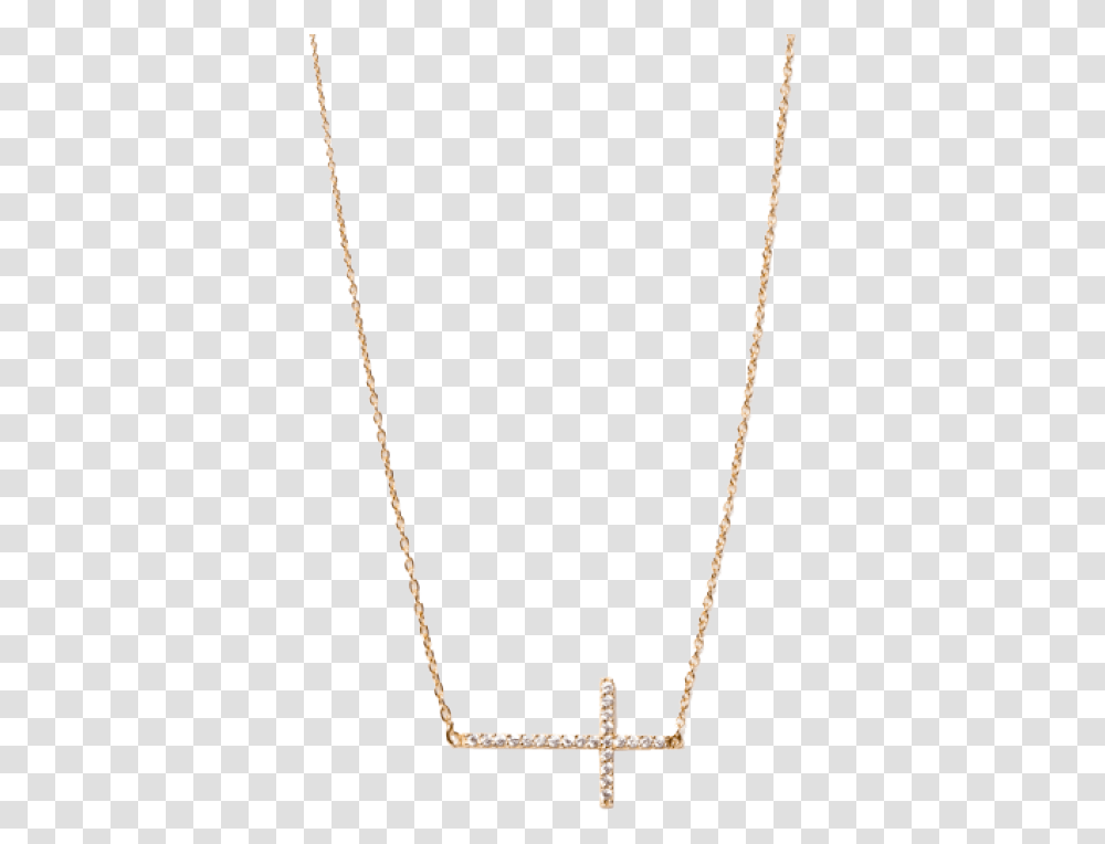 Sideway Cross Necklace Necklace, Arrow, Symbol, Weapon, Weaponry Transparent Png