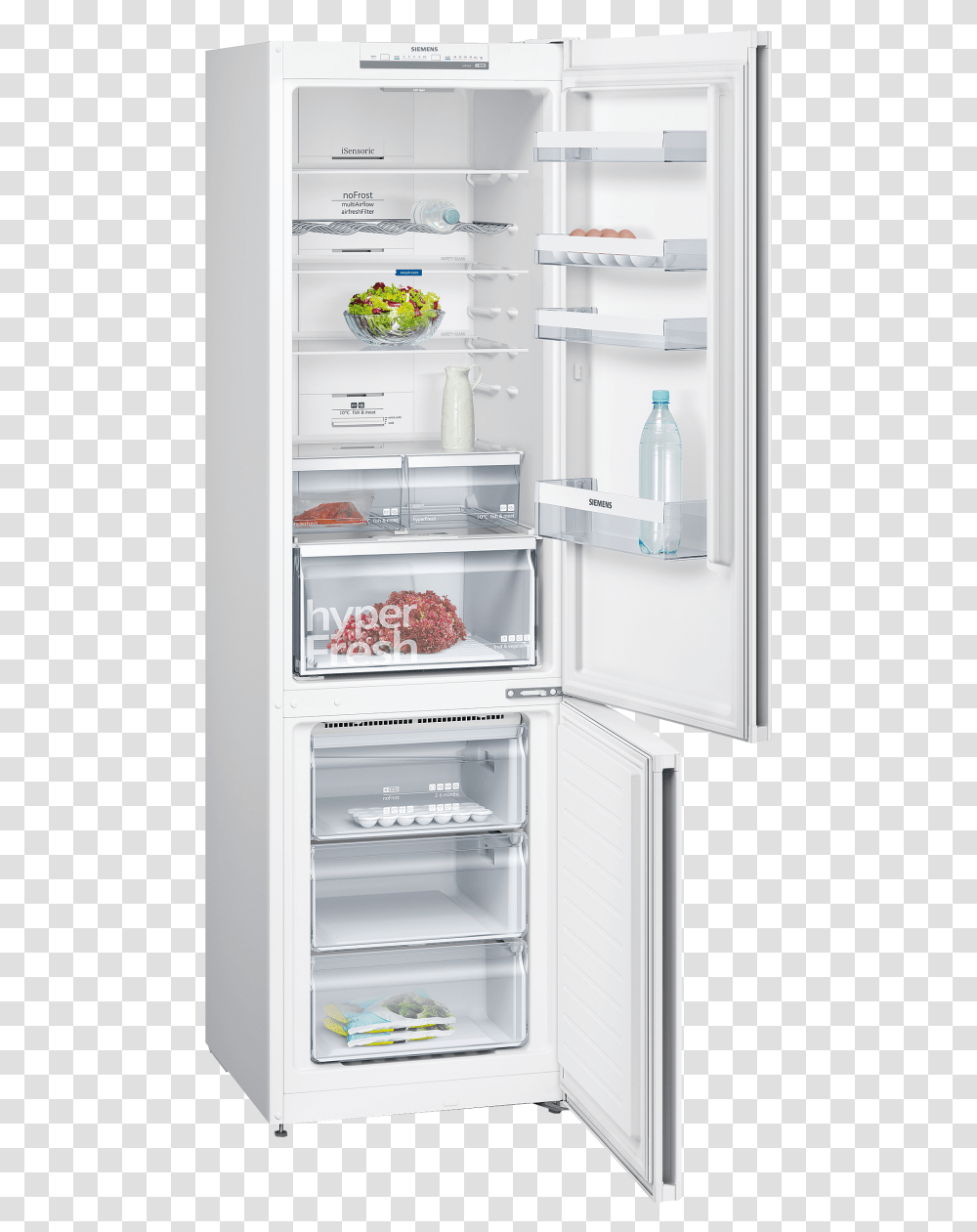 Siemens Kg39nvw35g Freestanding Fridge Freezer Frigorifico Combi Siemens, Appliance, Refrigerator Transparent Png