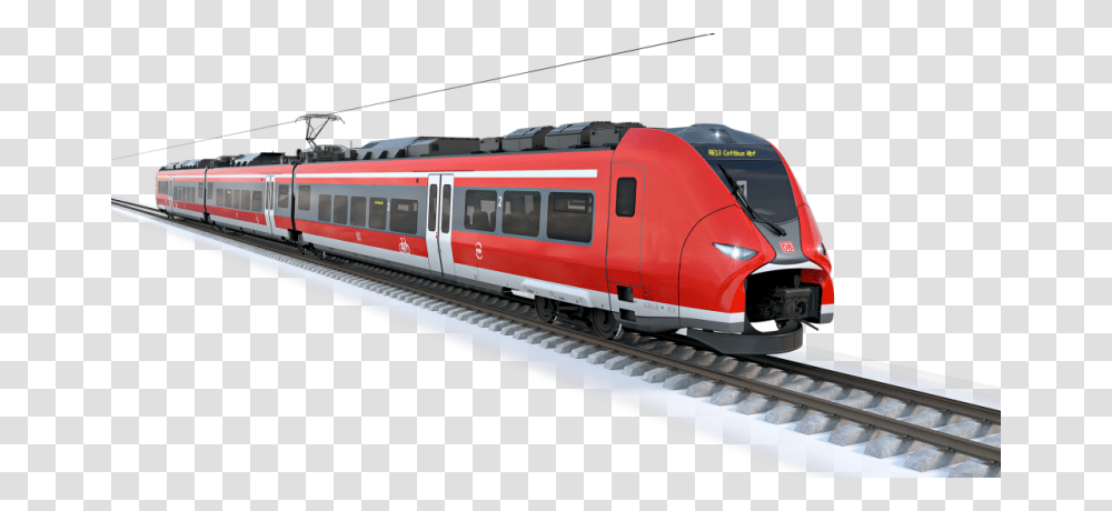 Siemens Mireo Db Regio, Train, Vehicle, Transportation, Locomotive Transparent Png
