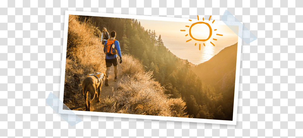 Sierra Hiking, Person, Outdoors, Nature, Dog Transparent Png