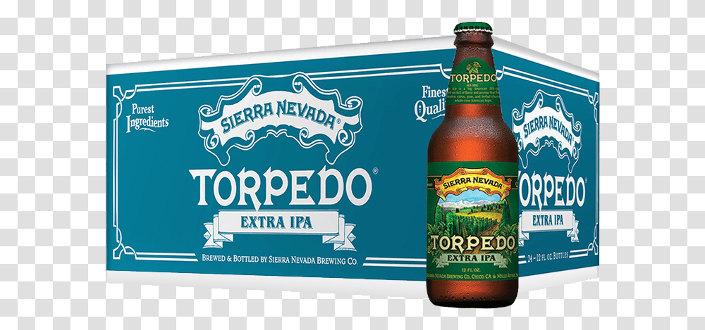 Sierra Nevada Torpedo Ipa Beer Bottle, Alcohol, Beverage, Drink, Lager Transparent Png