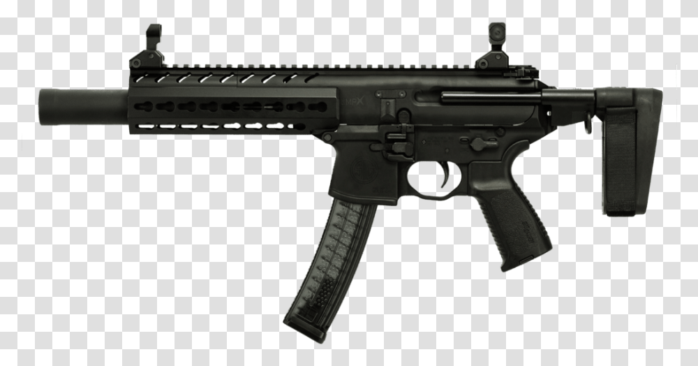 Sig Mpx K Gen, Gun, Weapon, Weaponry, Rifle Transparent Png