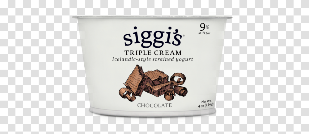 Siggis Yogurt Triple Cream, Dessert, Food, Chocolate, Sweets Transparent Png