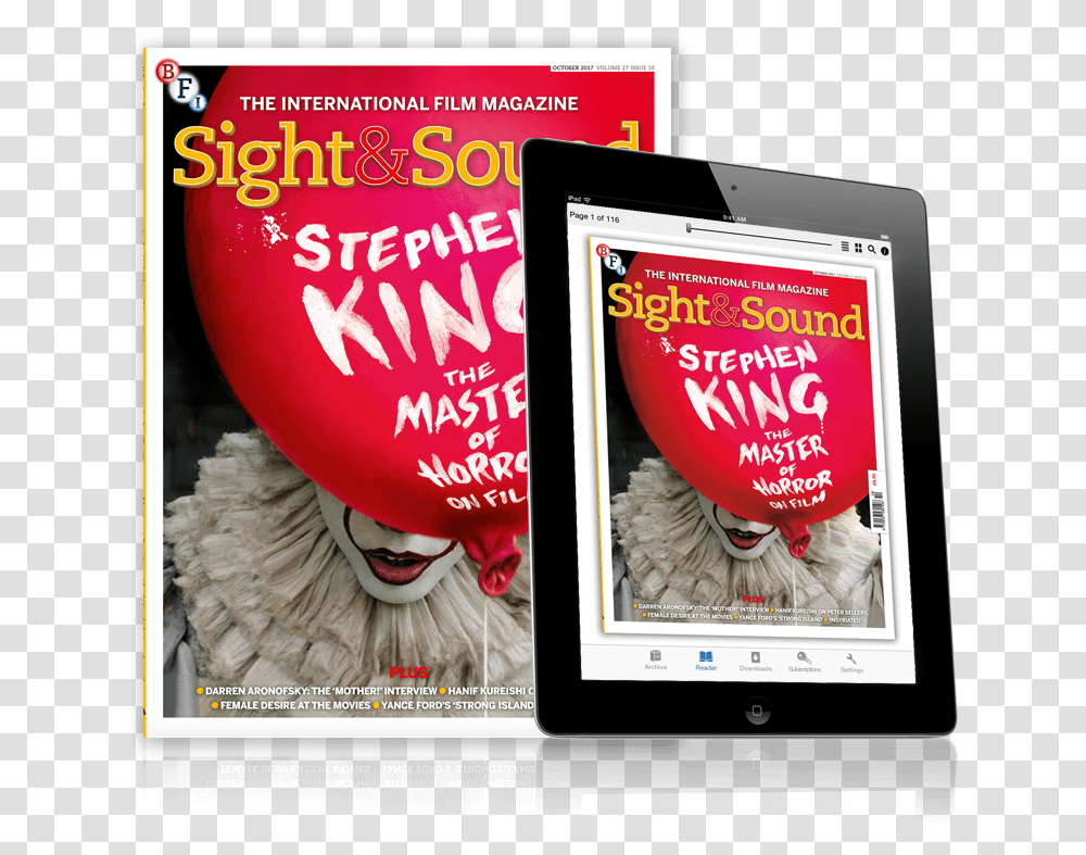 Sight And Sound October 2017, Poster, Advertisement, Computer, Electronics Transparent Png