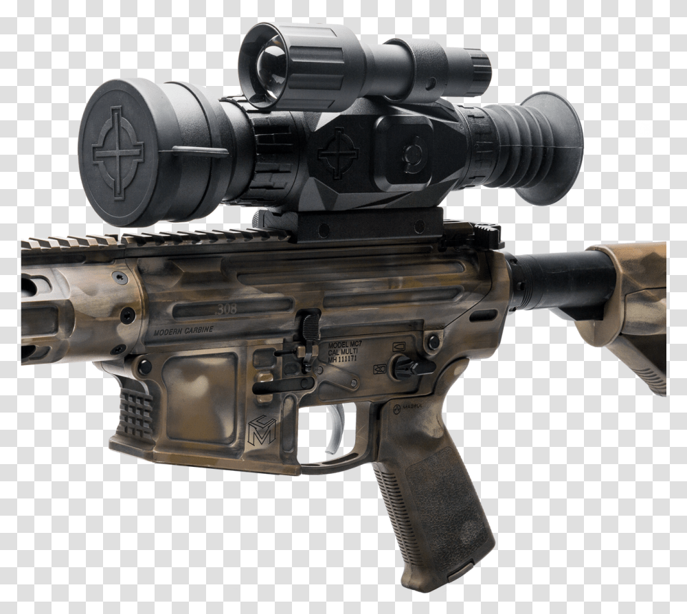 Sightmark Wraith Clipart Y Kiikarithtin, Gun, Weapon, Weaponry, Rifle Transparent Png