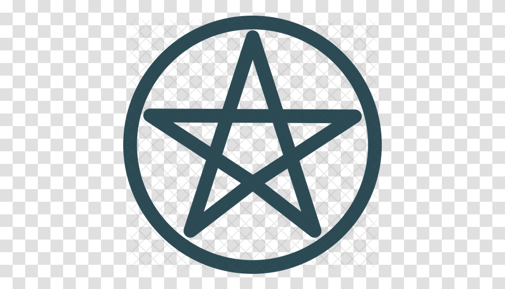 Sigil Of Baphomet Icon Glyph Style Pentagram, Star Symbol, Gate Transparent Png