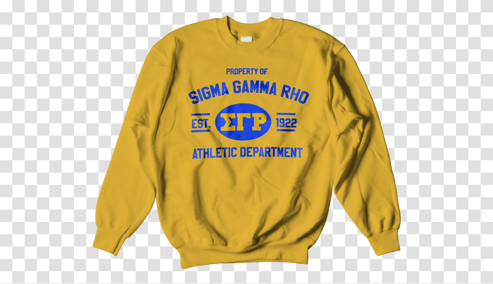 Sigma Gamma Rho Athletic Crewneck Sweatshirt Unc To Chicago Jordan 1 Shirt, Apparel, Sweater, Sleeve Transparent Png