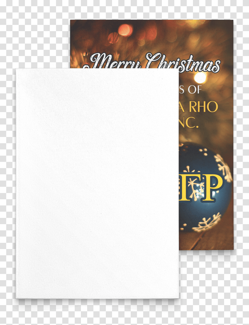 Sigma Gamma Rho Christmas Card Greeting Card Full Size Greeting Card, Poster, Advertisement, Flyer, Paper Transparent Png
