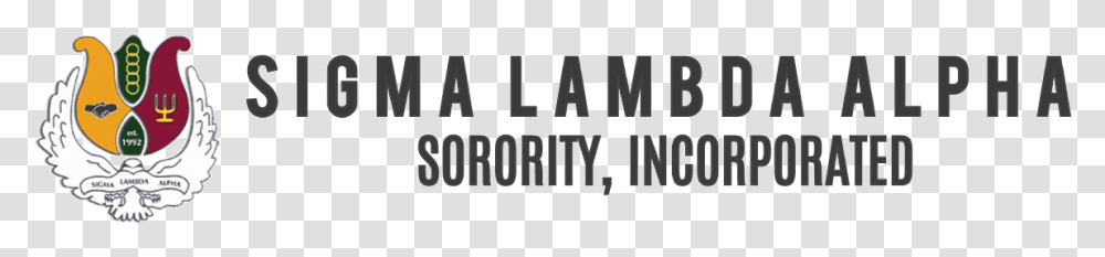 Sigma Lambda Alpha Sorority Inc Trumpet, Word, Label, Alphabet Transparent Png