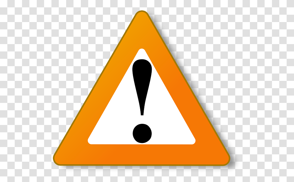 Sign Computer Symbol Cartoon Signs Danger Orange Caution, Triangle, Road Sign Transparent Png
