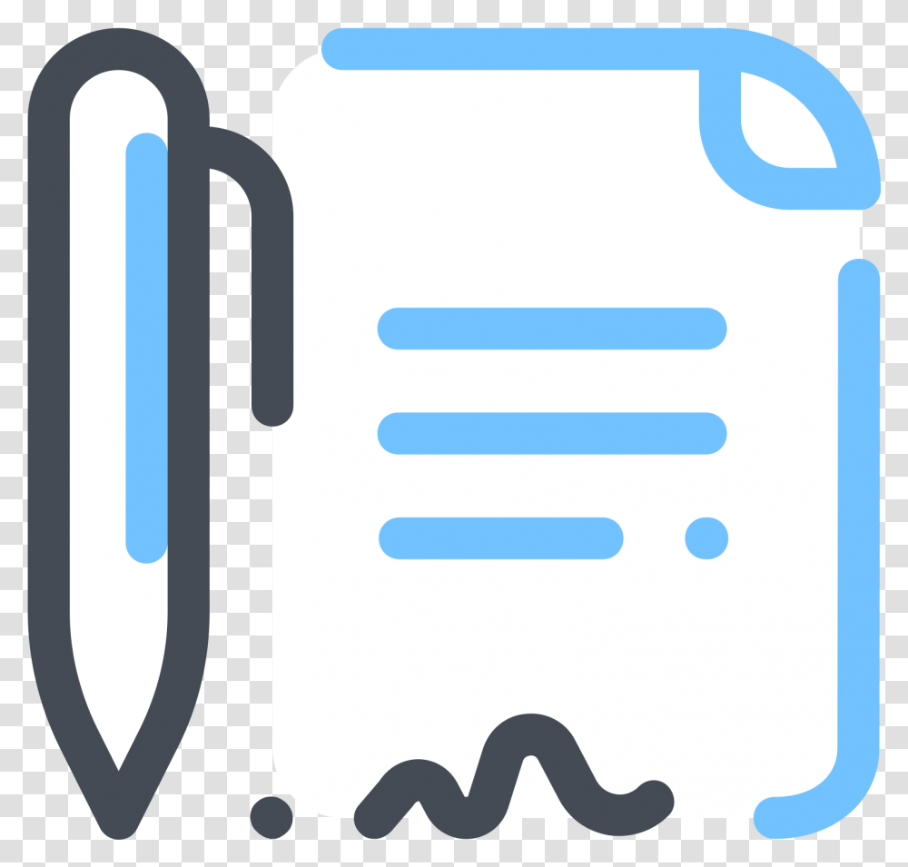 Sign Document Icon, Electronics, Cutlery, Outdoors Transparent Png