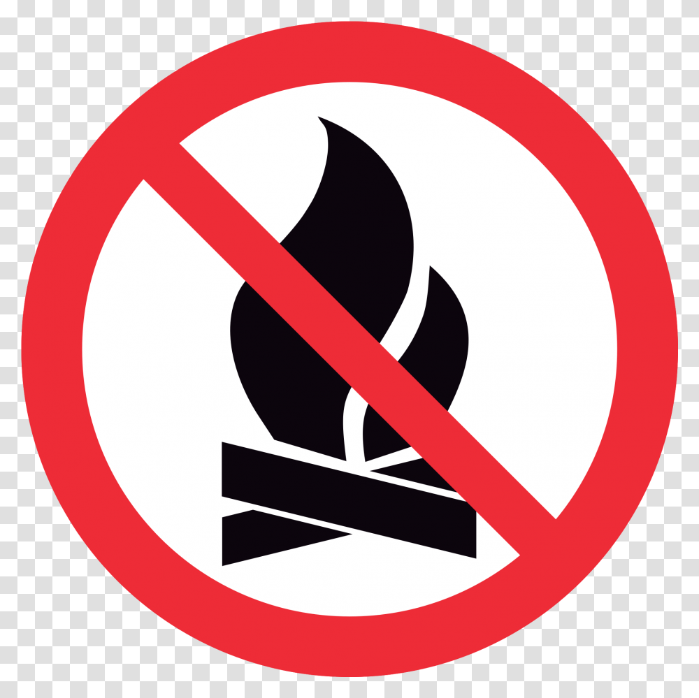 Sign Fire With Background Say No To Tattoos, Symbol, Road Sign, Logo, Trademark Transparent Png