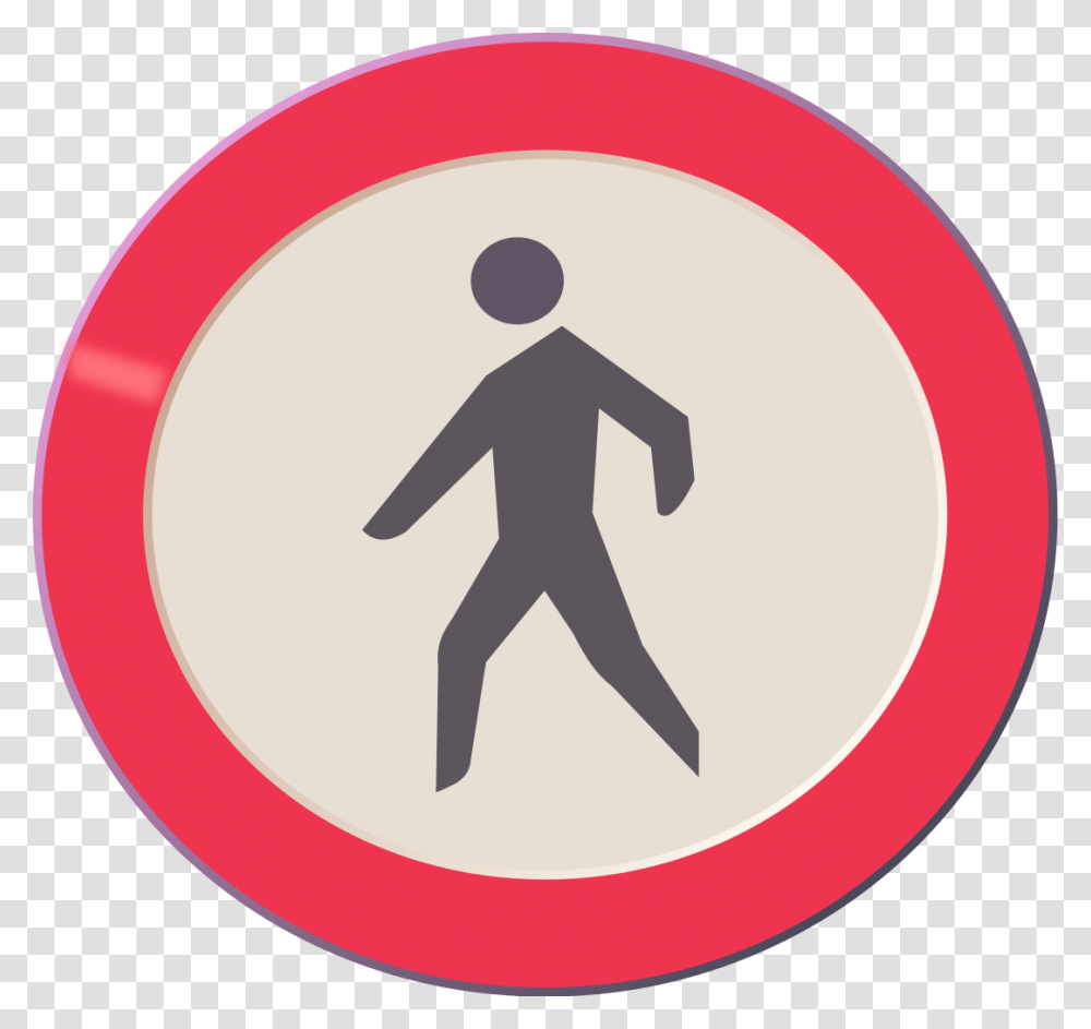 Sign Foot, Pedestrian, Person, Human Transparent Png