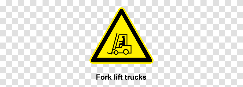 Sign Fork Lift Trucks Clip Art Free Vector, Road Sign, Triangle Transparent Png
