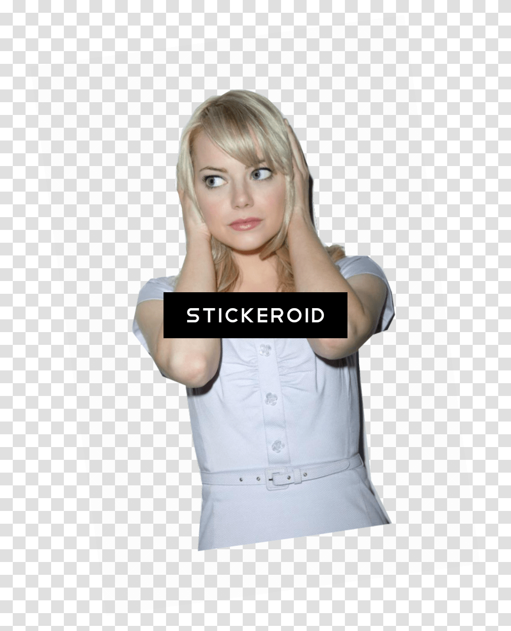 Sign Here Autographs Emma Stone In Person Autographed Emma Stone, Female, Blouse, Woman Transparent Png