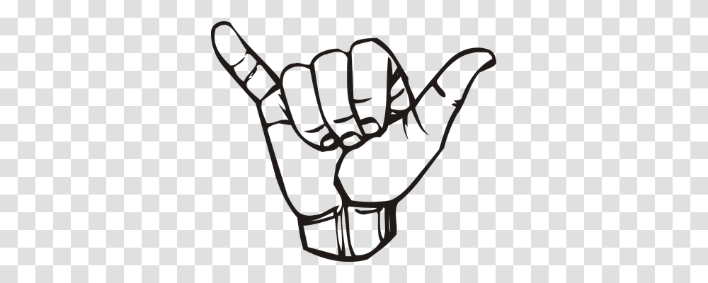 Sign Language Technology, Hand, Stencil Transparent Png