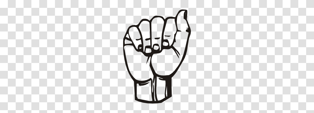 Sign Language A Clip Art, Hand, Stencil, Fist Transparent Png