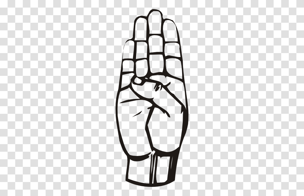 Sign Language B Clip Art Free Vector, Stencil, Statue, Sculpture Transparent Png