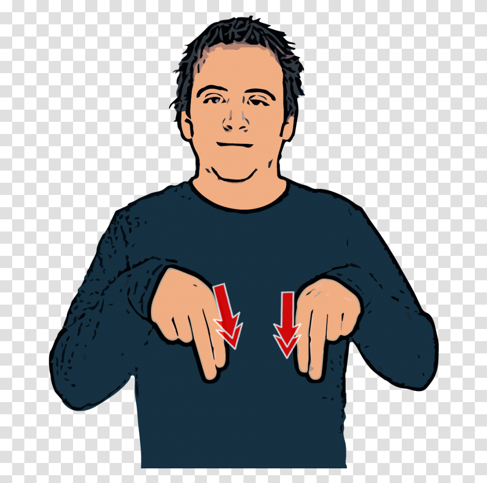 Sign Language For Me, Person, Sleeve, Hand Transparent Png