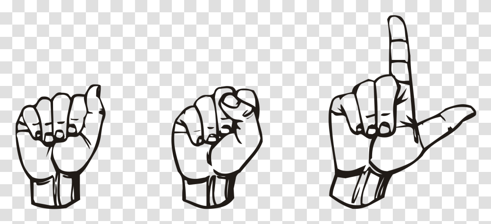 Sign Language, Hand, Fist Transparent Png