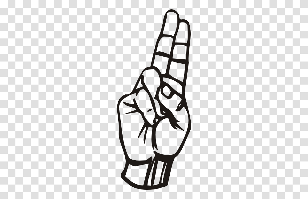 Sign Language U Clip Art Is, Stencil, Hand Transparent Png