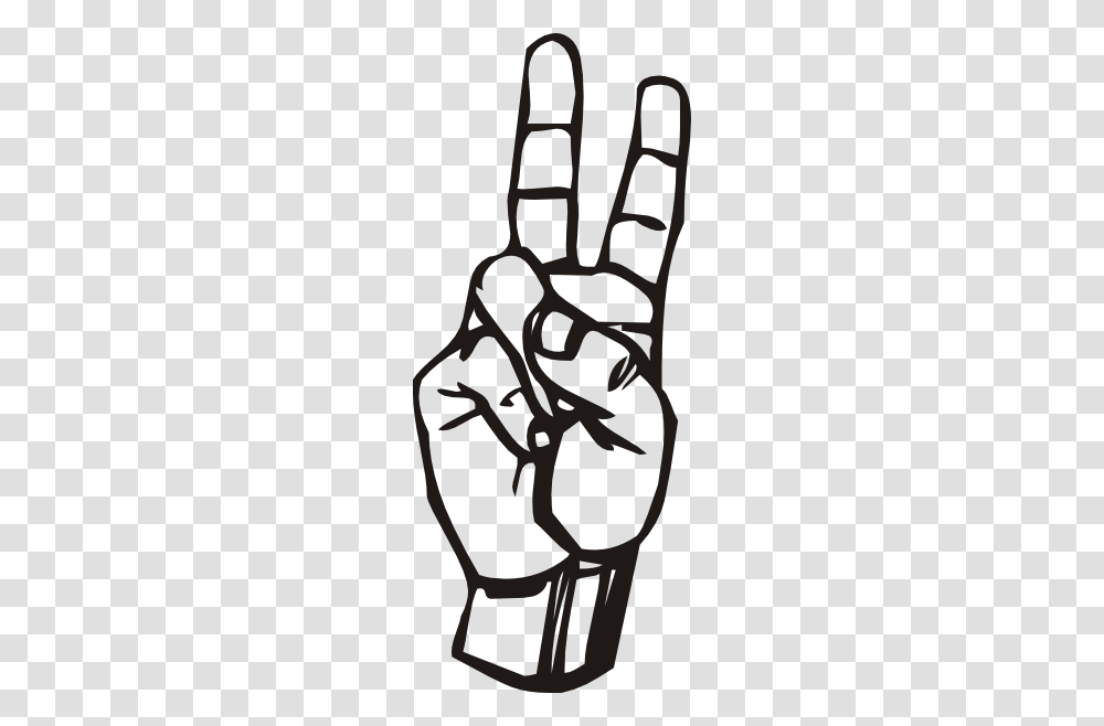 Sign Language V Clip Art Free Vector, Stencil, Hand, Footprint Transparent Png