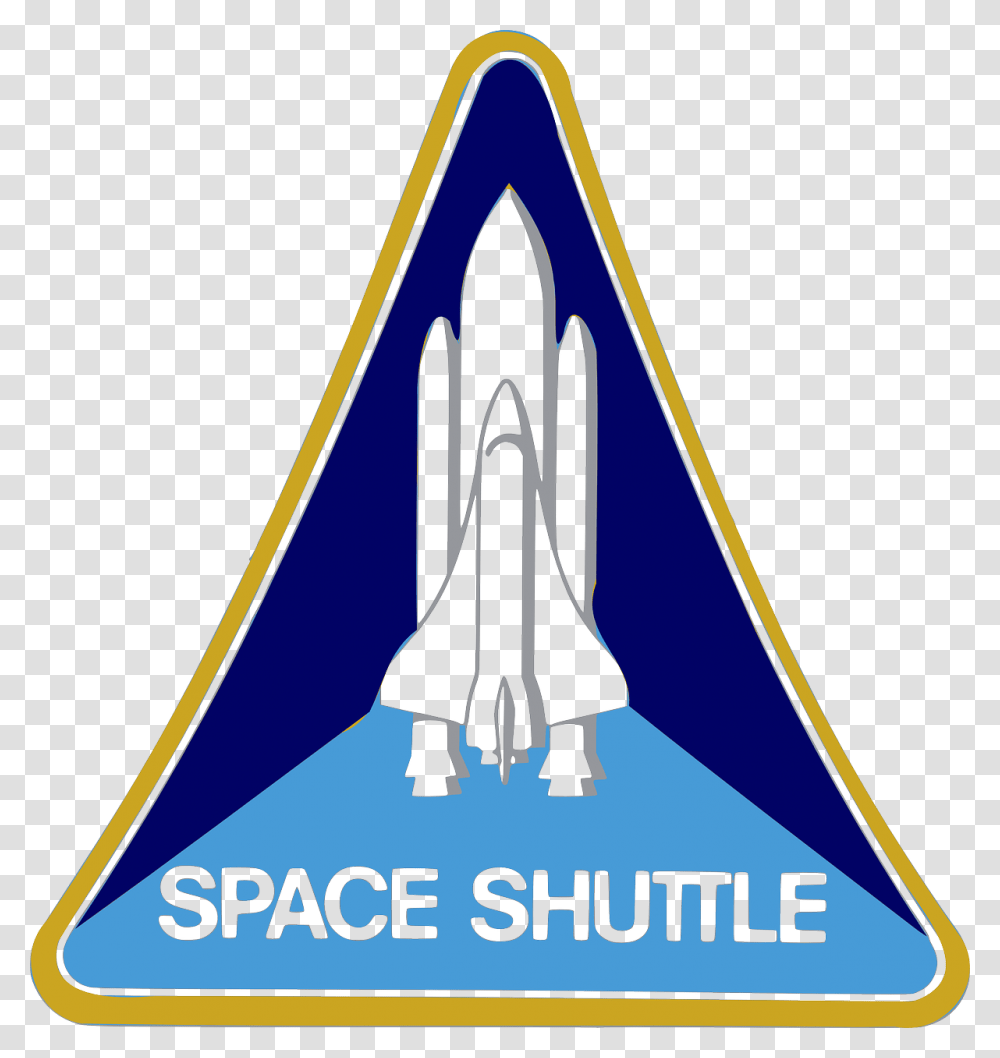 Sign Logo Shuttle Space Shuttle Patch, Spaceship, Aircraft, Vehicle, Transportation Transparent Png