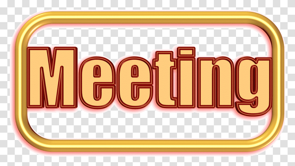 Sign Meeting, Word, Logo Transparent Png