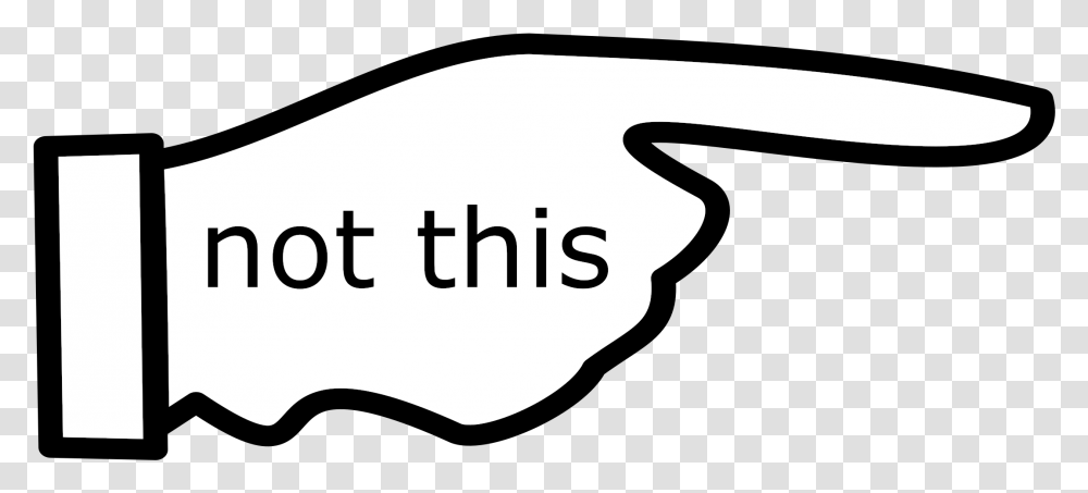 Sign Not This 01 Clip Arts Le Doigt Qui Pointe, Hand, Pillow, Cushion Transparent Png