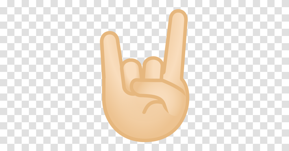 Sign Of The Horns Light Skin Tone Icon Emoji Meaning, Hand, Leisure Activities, Text, Symbol Transparent Png