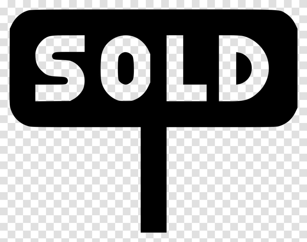 Sign Sold Sign, Number, Cross Transparent Png