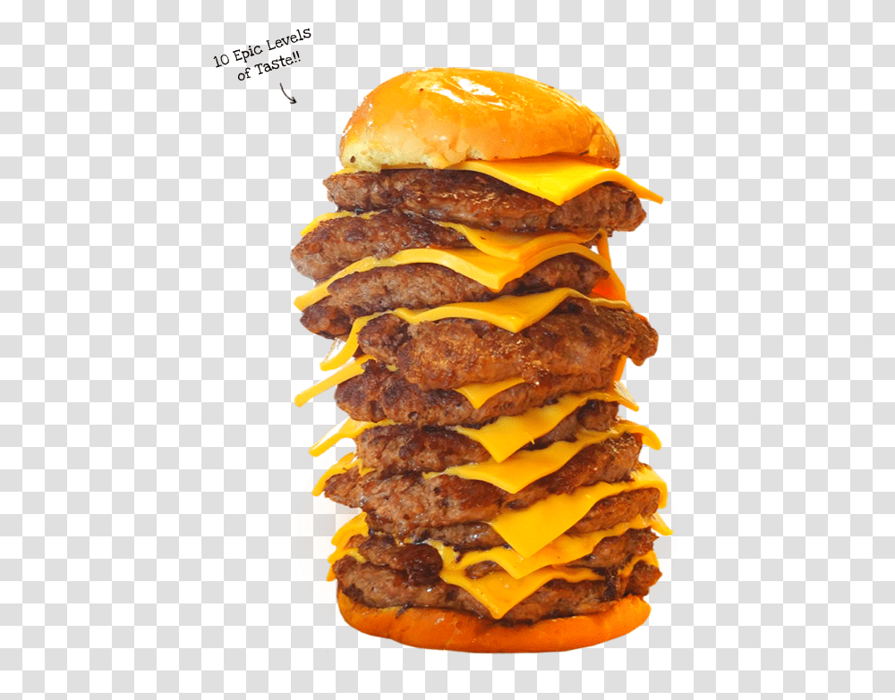 Sign Up For The 10 Patty Cheeseburger Eating Event Burger King 10 Patty Transparent Png