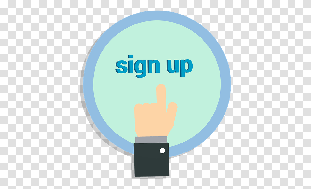 Sign Up Registration Website Icon Account Sign Up Icon, Hand, Word, Wrist Transparent Png