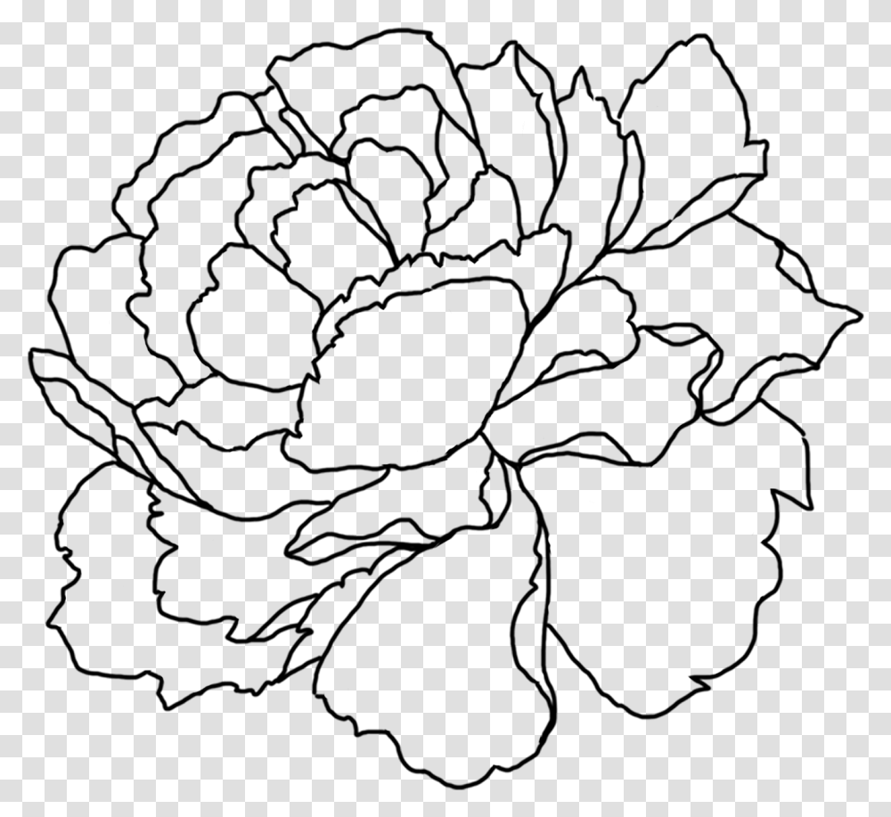 Sign Up To Join The Conversation Flower Line Art Peony, Outer Space, Astronomy, Universe, Planet Transparent Png