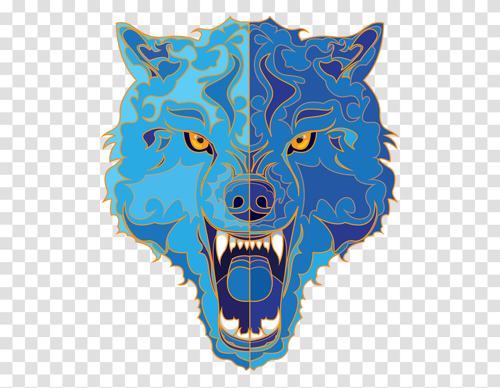 Sign Up To Join The Conversation Wolf Illustration On Behance, Ornament, Pattern, Fractal Transparent Png