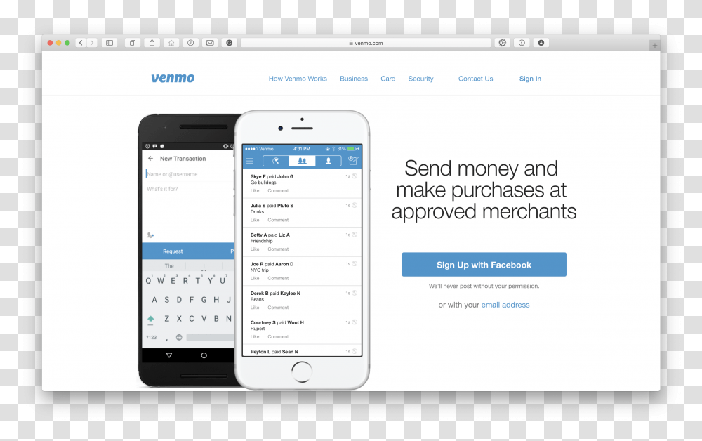 Sign Up Venmo, Mobile Phone, Electronics, Cell Phone Transparent Png