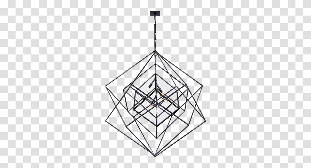 Signature Designer Cubist Chandelier, Lamp, Ceiling Light, Light Fixture Transparent Png