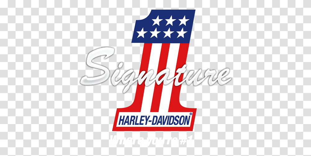 Signature Harley Davidson Harley Davidson Number One, Symbol, Flag, Text, Poster Transparent Png