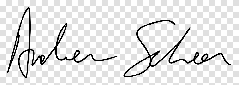 Signature Of Andrew Scheer Calligraphy, Gray, World Of Warcraft Transparent Png