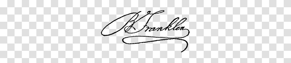 Signature Of Benjamin Franklin, Handwriting, Autograph Transparent Png