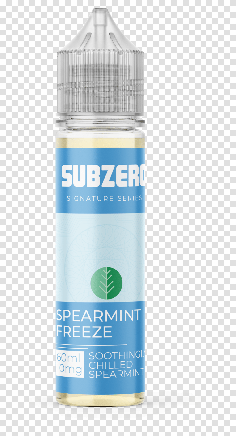 Signature Series Subzero Spearmint FreezeClass Lazyload Spearmint, Bottle, Shaker, Aluminium, Cosmetics Transparent Png
