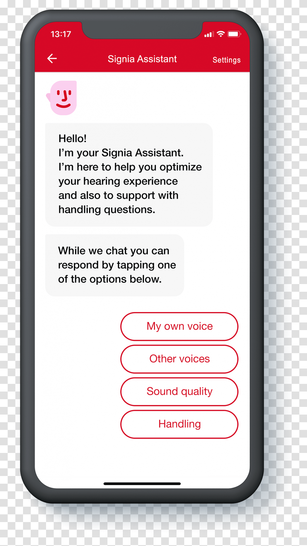 Signia App Signia Assistant App, Mobile Phone, Electronics, Cell Phone, Text Transparent Png